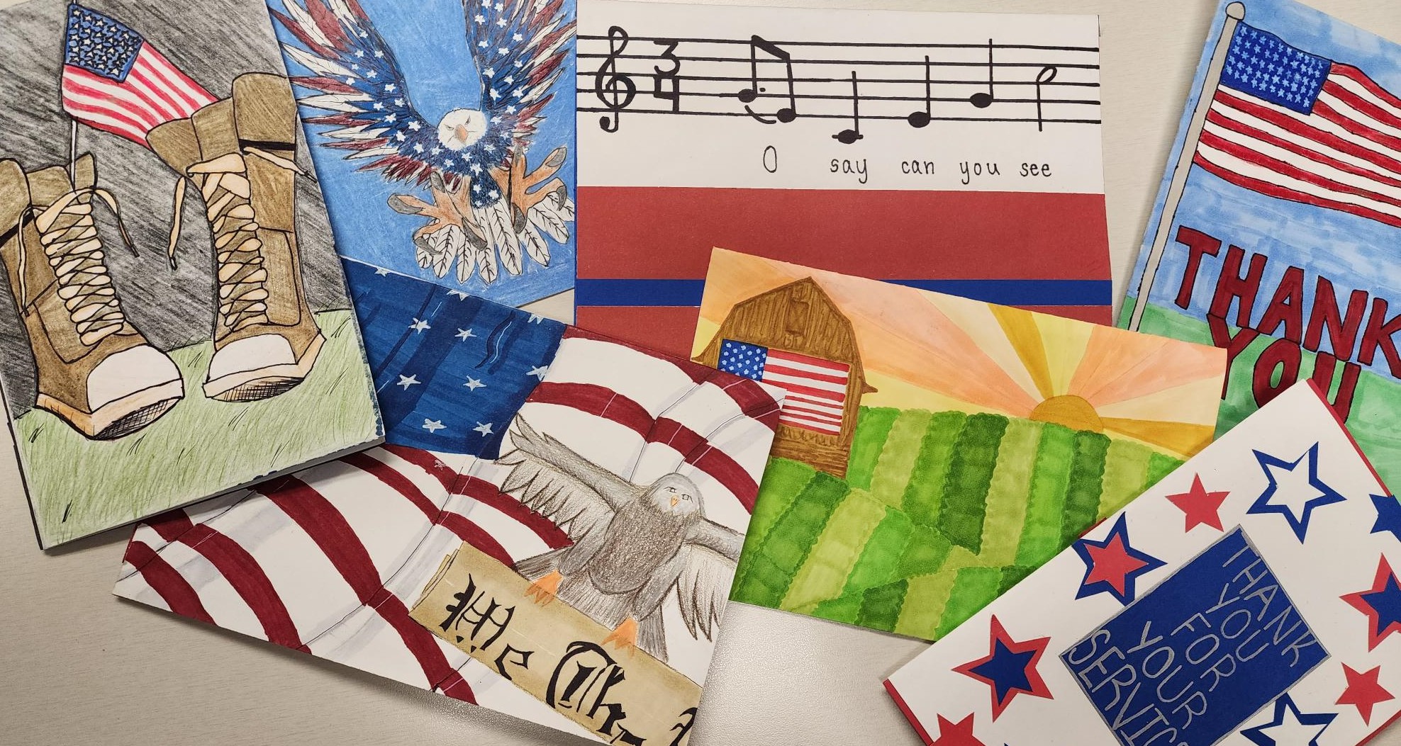 Ravenna Operation Gratitude Card Examples