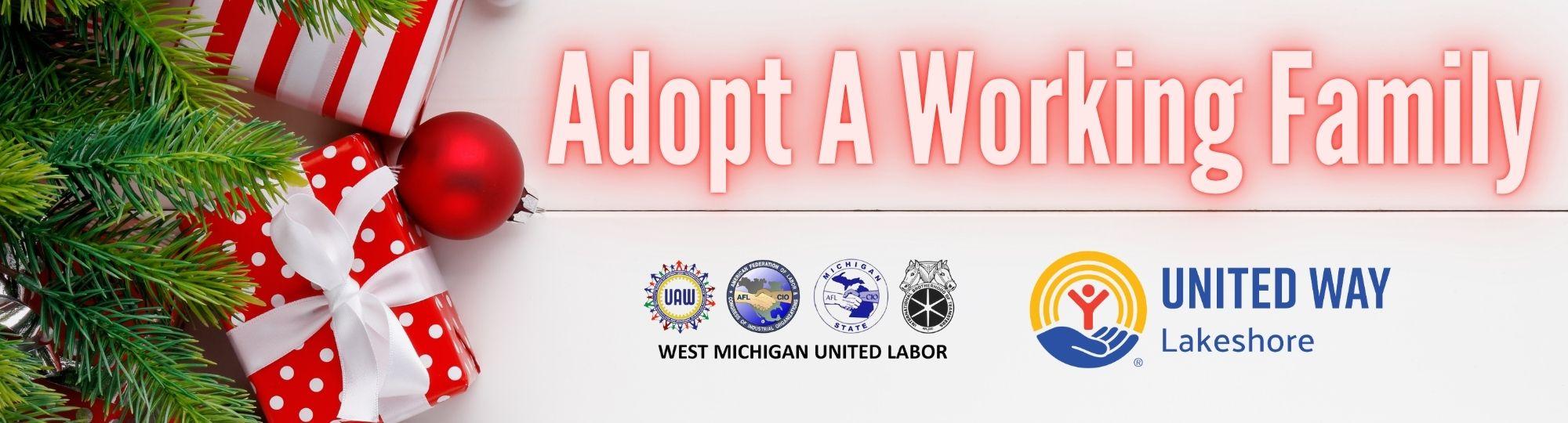 Adopt a Working Family Website Header