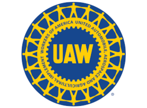United Association of Auto Workers Logo UAW
