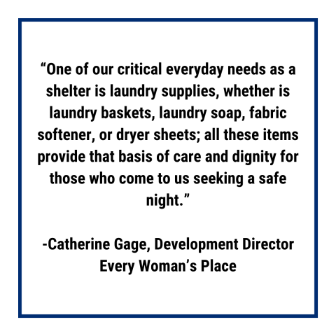 Quote from Catherine Gage at Every Woman's Place
