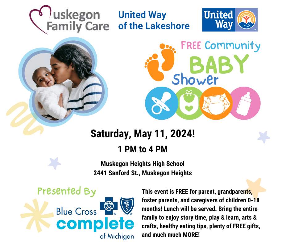 Image of Community Baby Shower Flyer